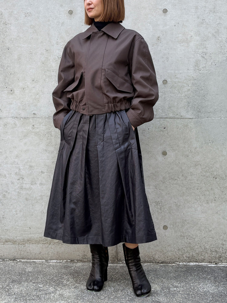 LEMAIRE / ショートブルゾン / CHOCOLATE / CO1113 LF1116
