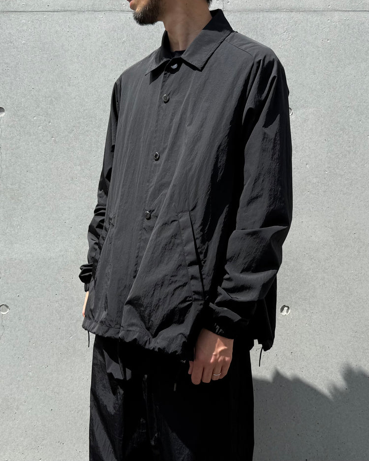 FUMITO GANRYU / VENTILATION COACH JACKET / BLACK / Fu16-BL-02