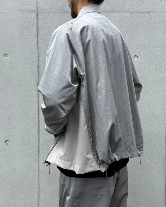 FUMITO GANRYU / VENTILATION COACH JACKET / GRAY / Fu16-BL-02