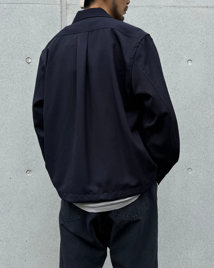 nonnative / OFFICER SHIRT JACKET WOOL TWILL / DK.NAVY / NN-SJ4901