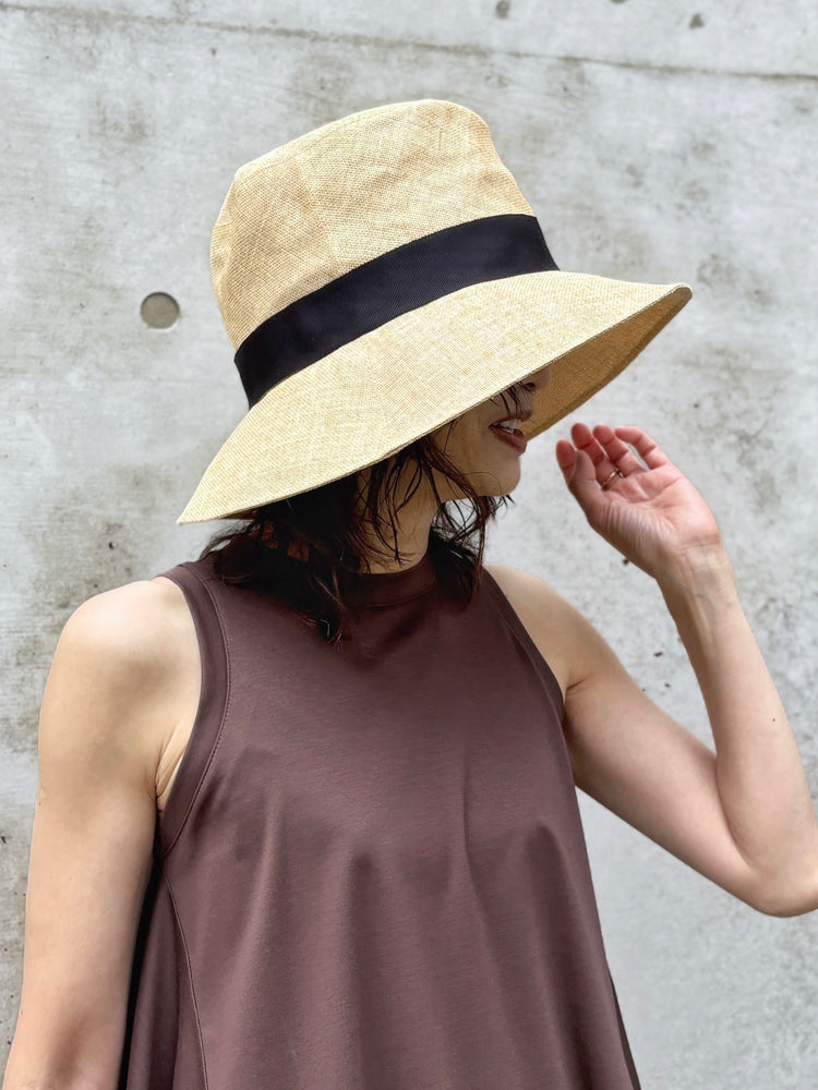 KIJIMA TAKAYUKI / PAPER CLOTH HIGH CROWN HAT / BEIGE / WEYYYY105B
