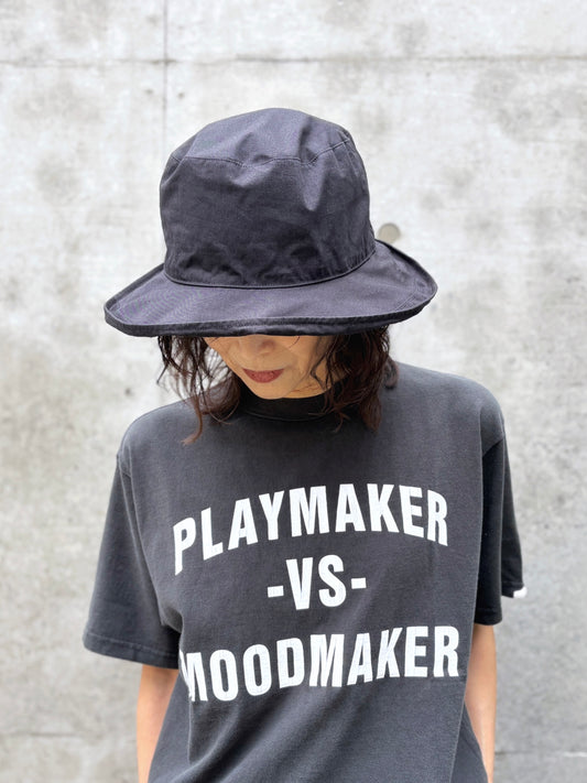 KIJIMA TAKAYUKI / CORDURA ROLL UP BRIM BUCKET HAT / BLACK / WYYY262622