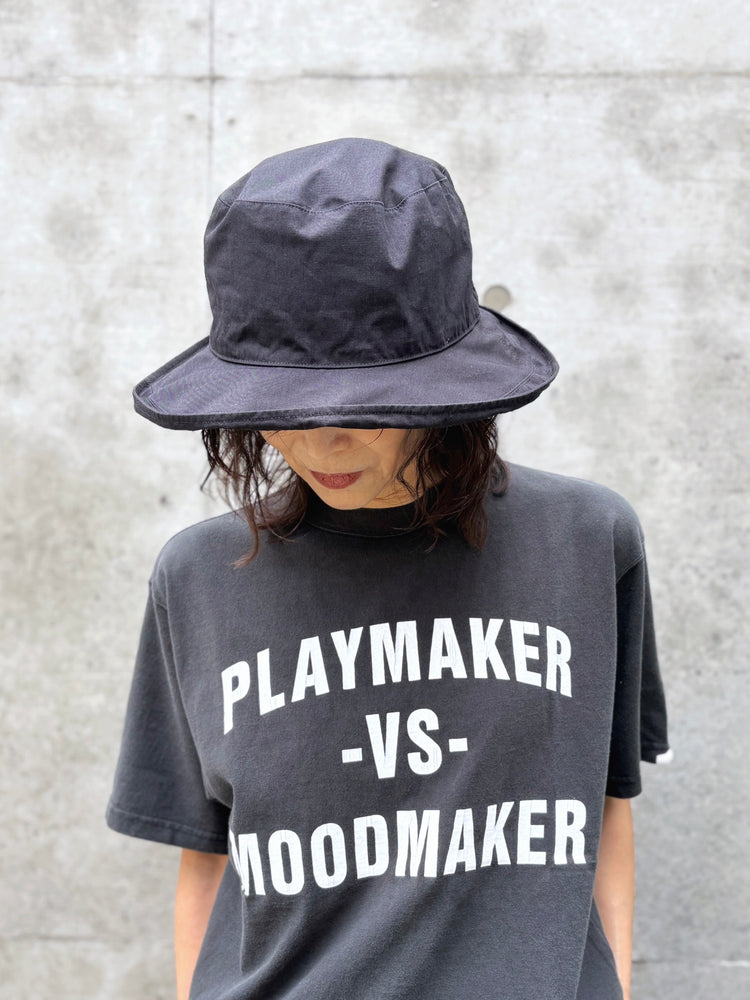 KIJIMA TAKAYUKI / CORDURA ROLL UP BRIM BUCKET HAT / BLACK / WYYY262622