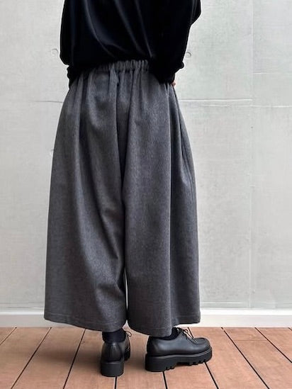 tao / ウールエステルクロス先染めパンツ / TOPGREY / TP-P012-051