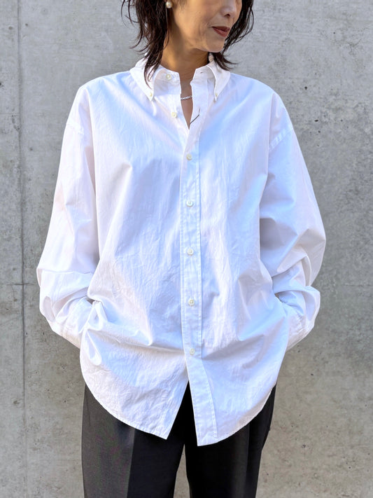 THE SHINZONE / DADDY SHIRT / WHITE / 21AMSBL08