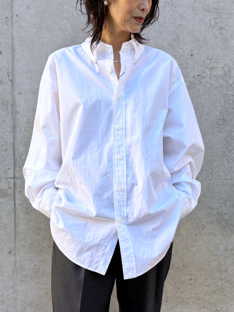 THE SHINZONE / DADDY SHIRT / WHITE / 21AMSBL08