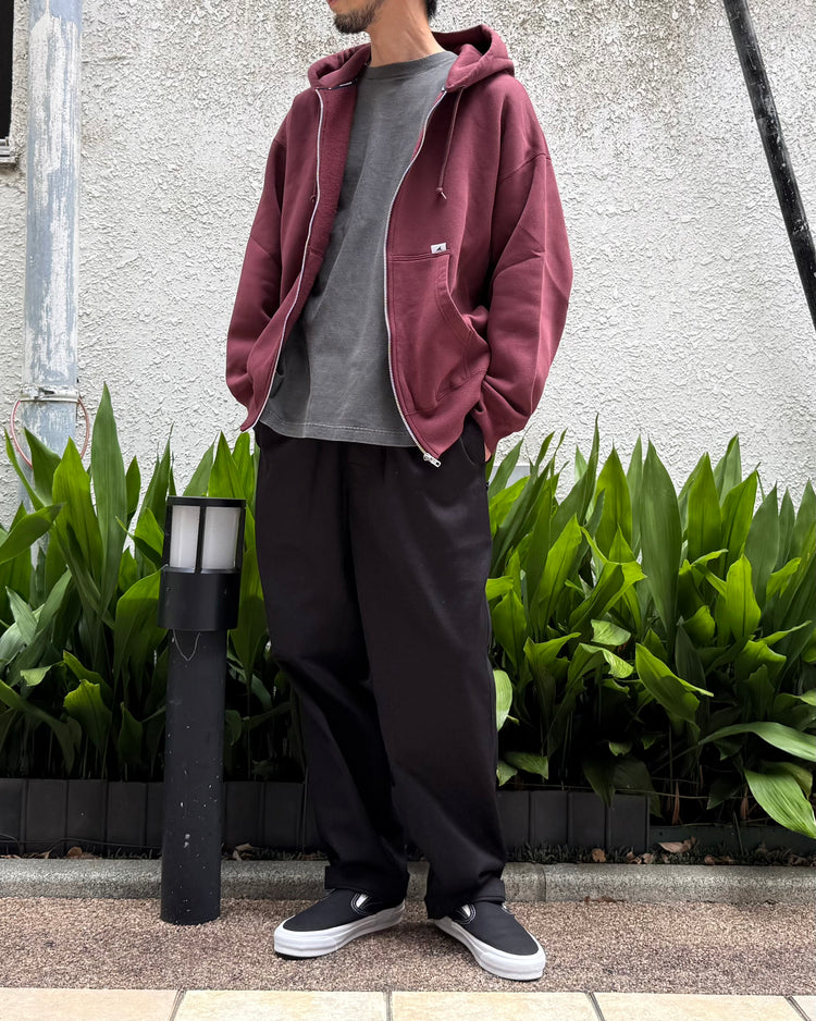 DESCENDANT / PX ZIP HOODY / BURGUNDY / 262ATDS-CSM08