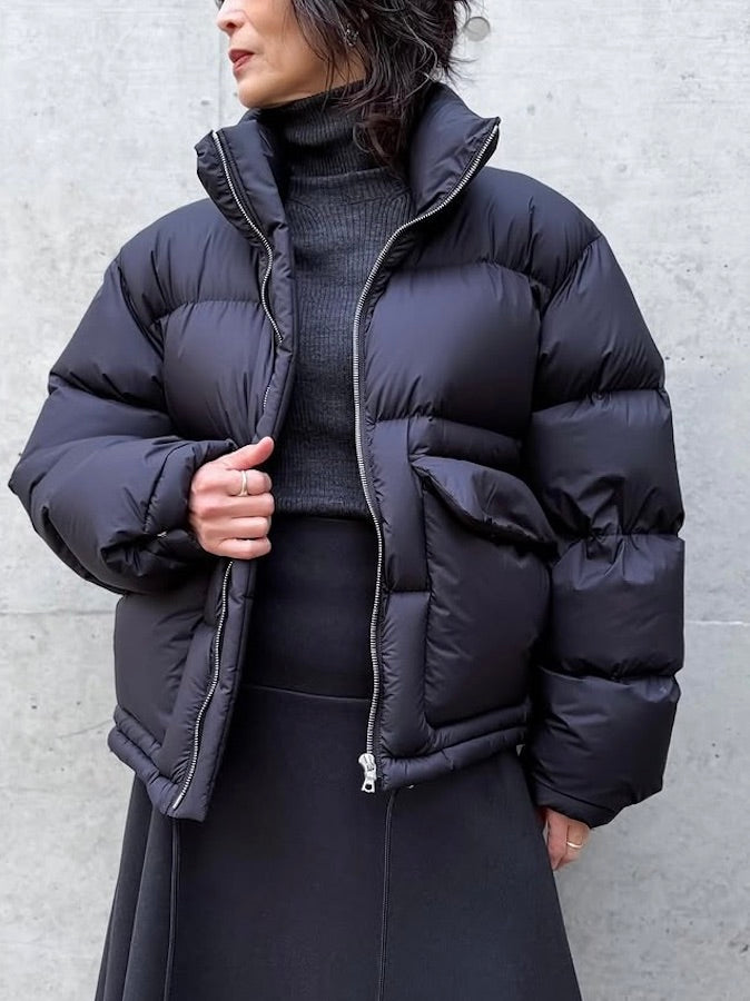 AURALEE / SUPER LIGHT NYLON RIPSTOP DOWN BLOUSON / BLACK