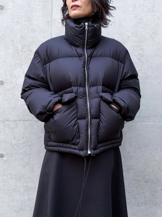 AURALEE / SUPER LIGHT NYLON RIPSTOP DOWN BLOUSON / BLACK