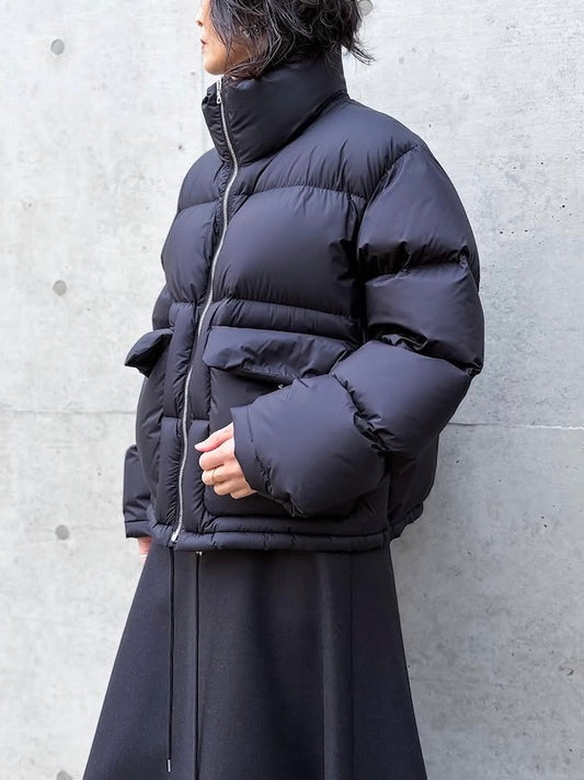 AURALEE / SUPER LIGHT NYLON RIPSTOP DOWN BLOUSON / BLACK