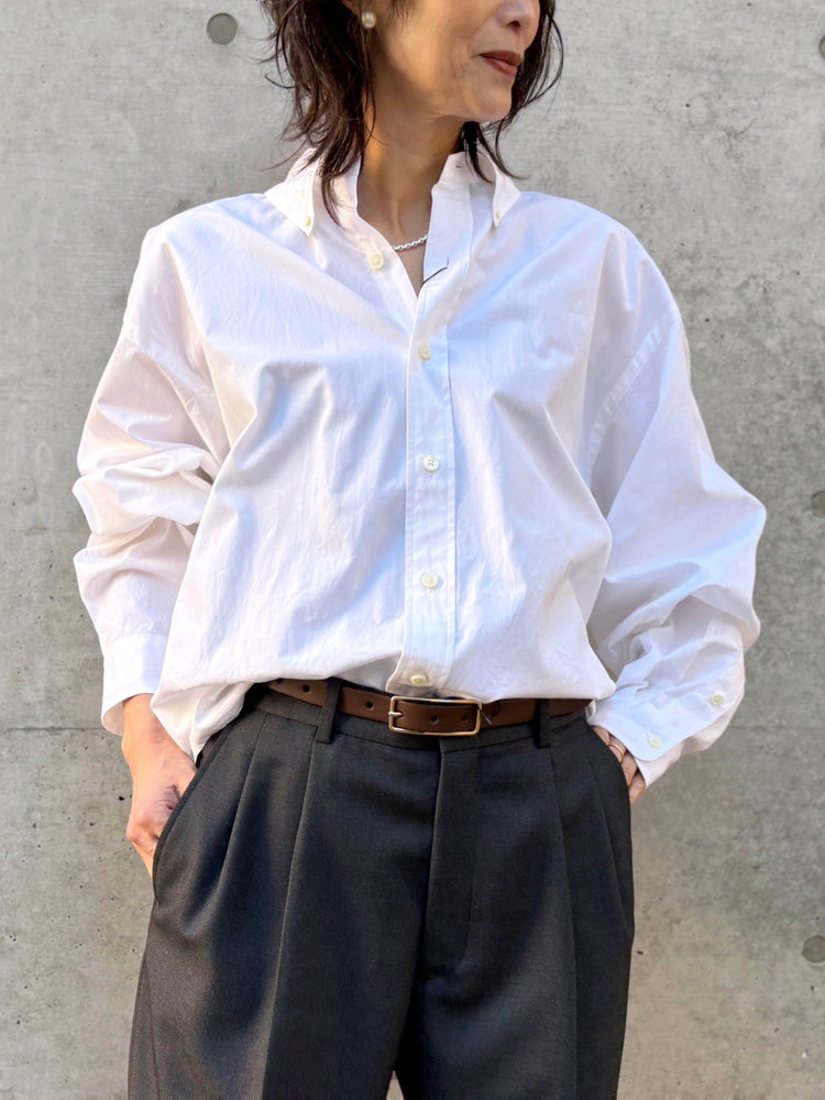 THE SHINZONE / DADDY SHIRT / WHITE / 21AMSBL08