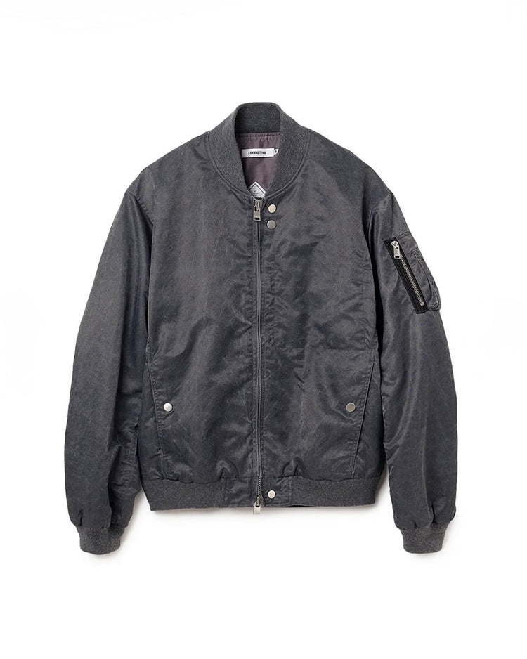 nonnative / TROOPER BLOUSON NYLON TWILL PIGMENT DYE WITH WINDSTOPPER® / CHARCOAL / NN-J4810