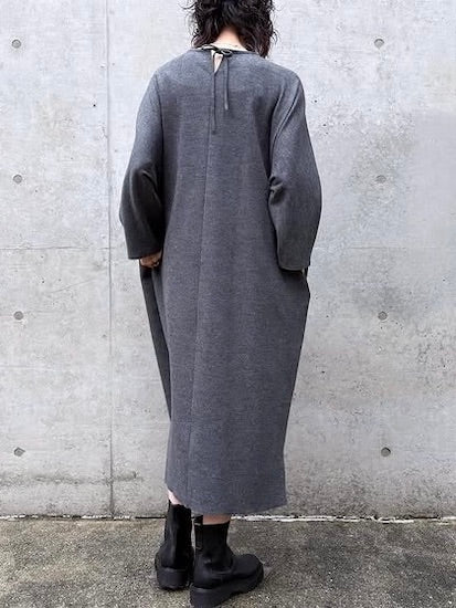 GALERIE VIE / ミルドスムース クルーネックワンピース / C.GRAY / 23065406302