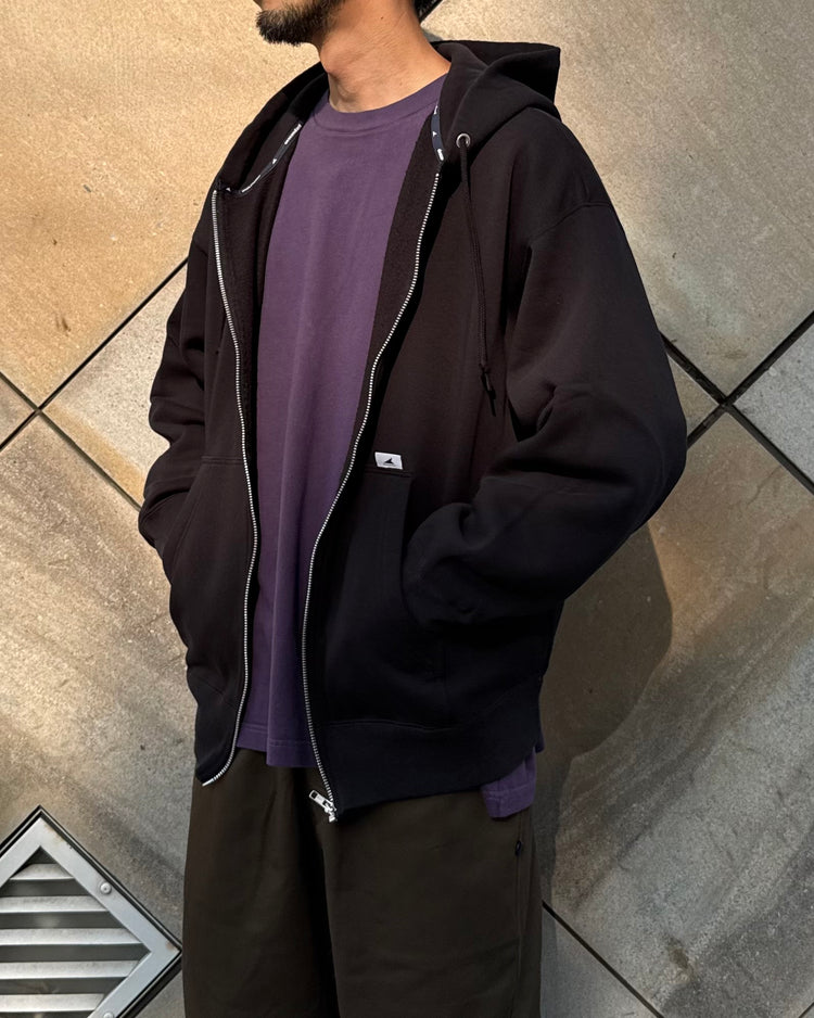 DESCENDANT / PX ZIP HOODY / BLACK / 262ATDS-CSM08