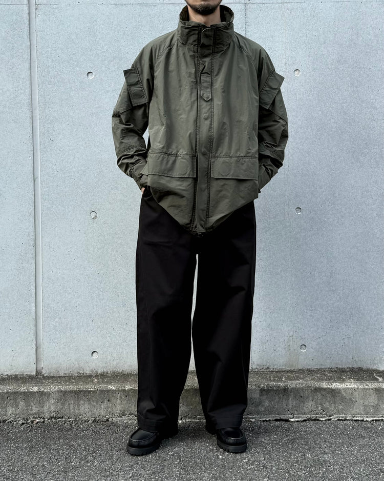 PORTER CLASSIC / WEATHER MILITARY JACKET / LINER NYLON ZU CONNECTION / OLIVE / PC-026-2988