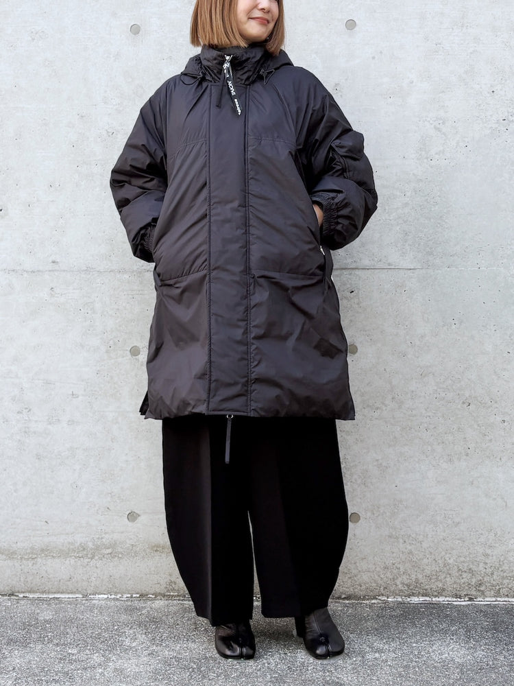 08sircus / 08sircus × TAION Down monster parka / black / S26AW-OT01