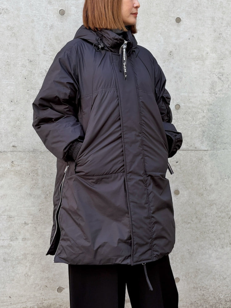 08sircus / 08sircus × TAION Down monster parka / black / S26AW-OT01
