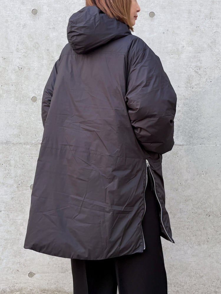 08sircus / 08sircus × TAION Down monster parka / black / S26AW-OT01