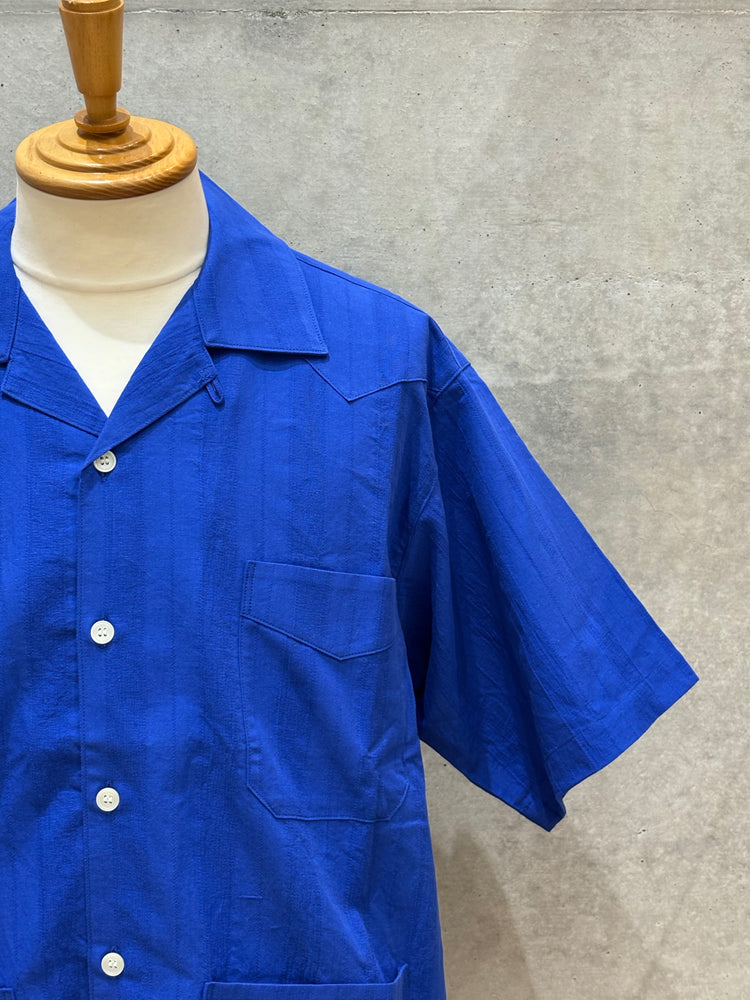 DESCENDANT / RIVERA CUBA SS SHIRT / BLUE / 251CPDS-SHM05