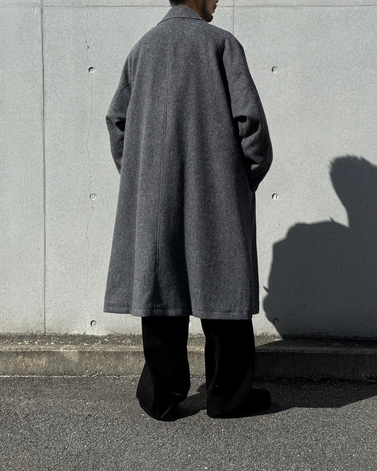 POLYPLOID / LONG COAT C / CHARCOAL / C-1-001-045