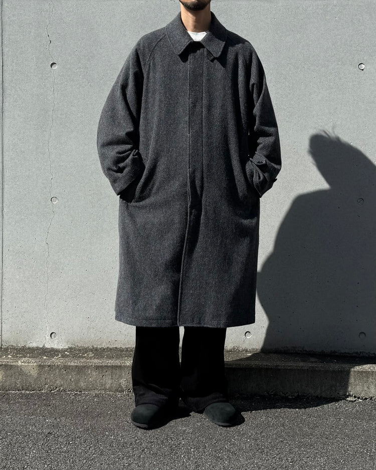 POLYPLOID / LONG COAT C / CHARCOAL / C-1-001-045