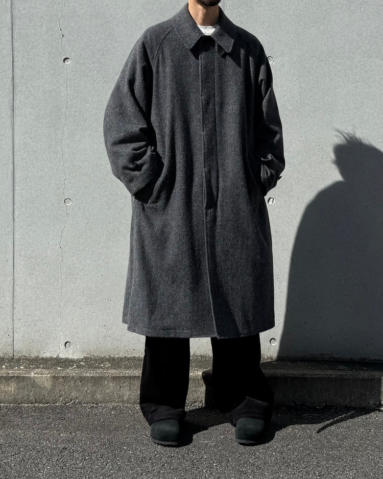 POLYPLOID / LONG COAT C / CHARCOAL / C-1-001-045