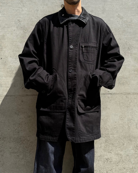 DAIRIKU / Cooper Vintage Washed Hunting Jacket / Black / 25AW CP1