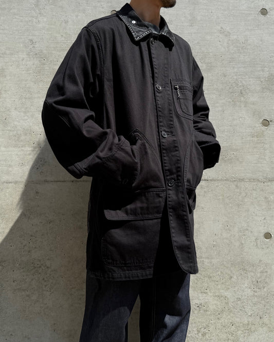 DAIRIKU / Cooper Vintage Washed Hunting Jacket / Black / 25AW CP1