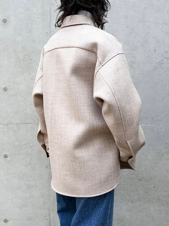 MADISONBLUE / CPO JK WOOL / BEIGE / MB254-1011