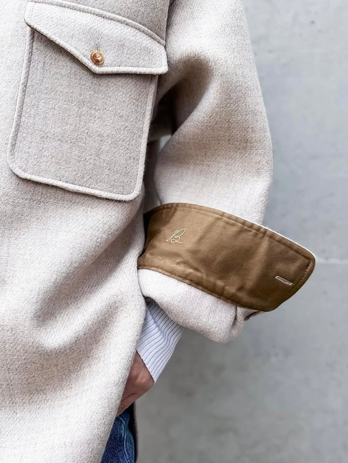 MADISONBLUE / CPO JK WOOL / BEIGE / MB254-1011