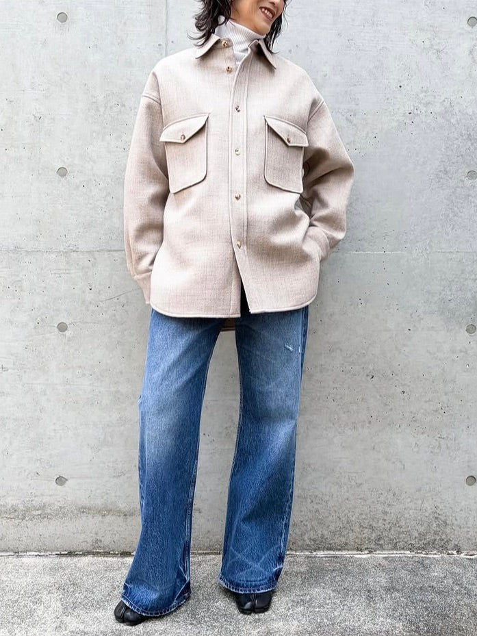 MADISONBLUE / CPO JK WOOL / BEIGE / MB254-1011