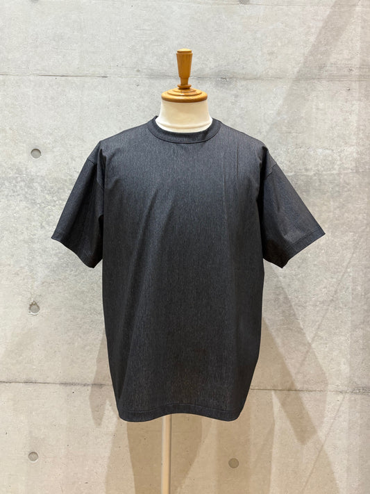 WEWILL / TRICOT T-SHIRT / S.BLACK / W-000-8011