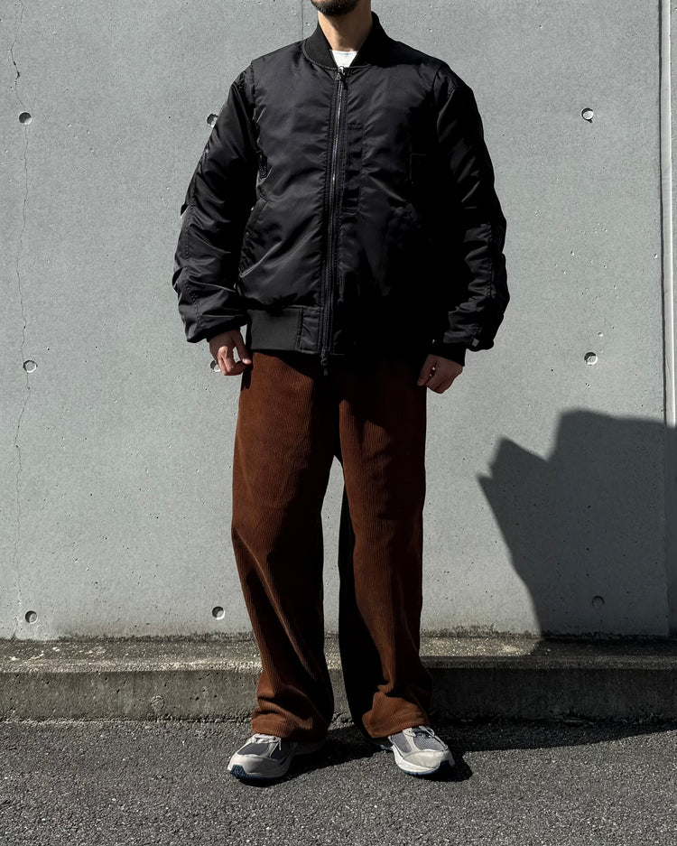 DAIWA PIER39 / TECH 2WAY MA-1 DOWN JACKET / BLACK / BW40025W