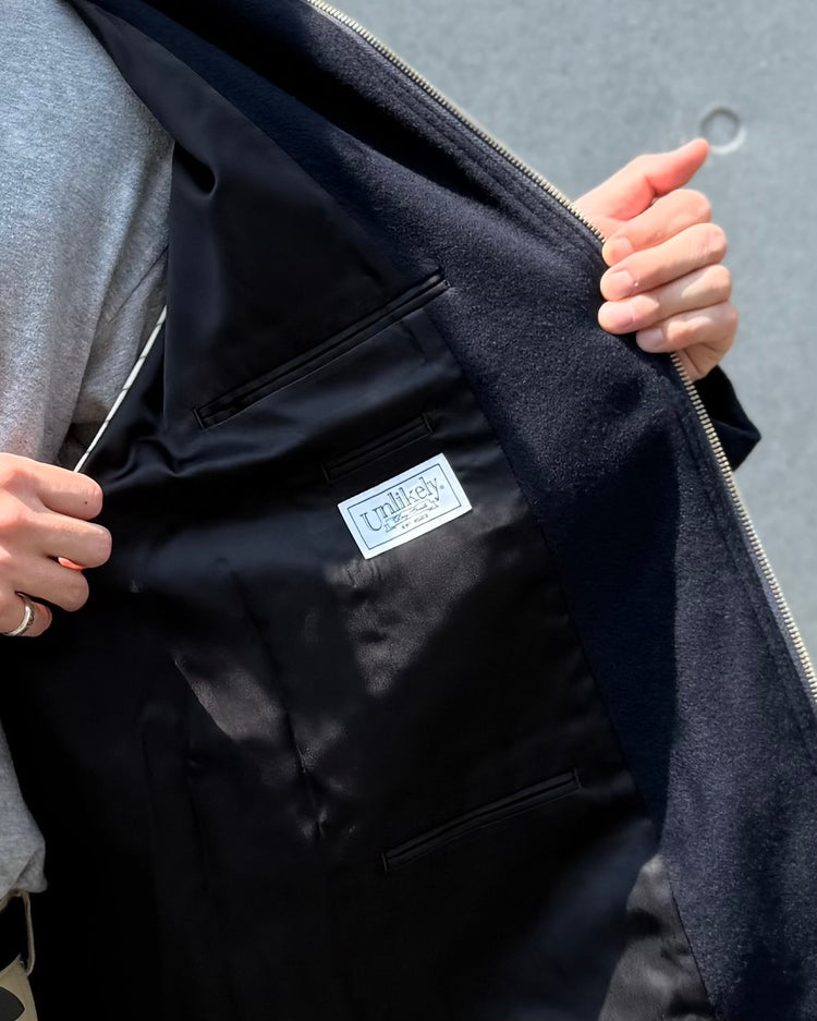 Unlikely / Melton Sports Jacket / Dk NAVY / U26F-18-0007