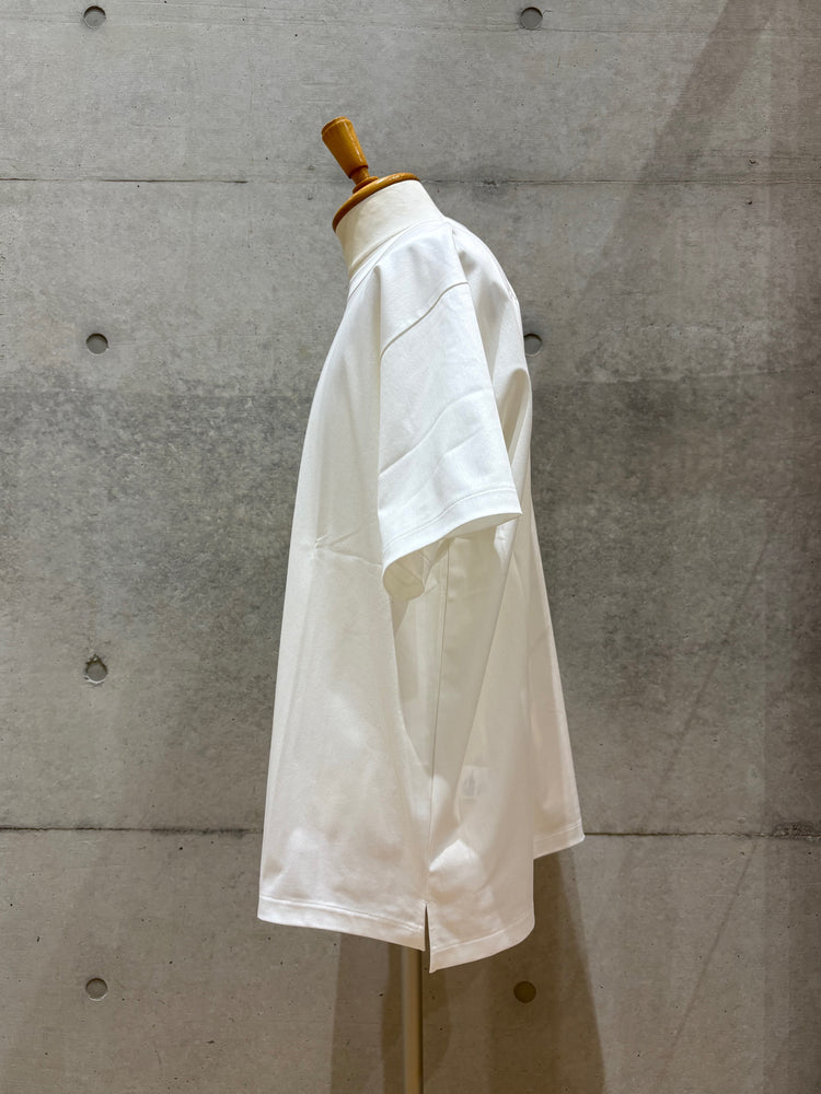 WEWILL / TRICOT T-SHIRT / WHITE / W-000-8011