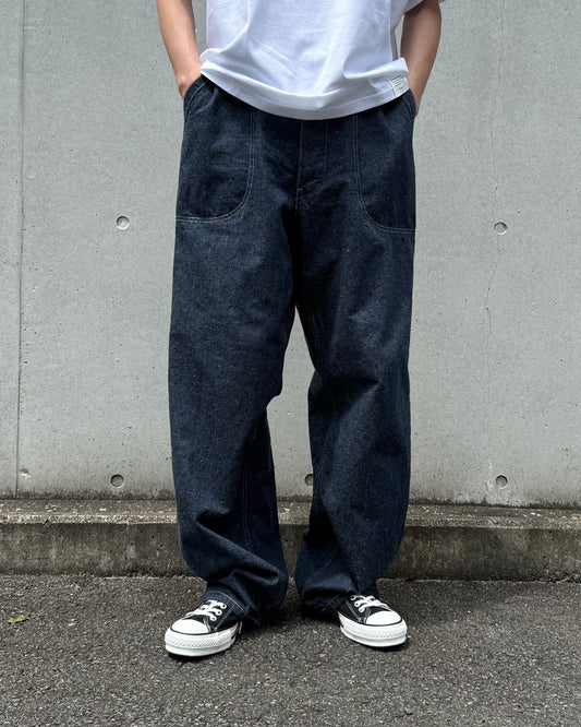 New Manual / USN DENIM TROUSERS ONE-WASHED / D.INDIGO / 2026SSJK-PT4-YT