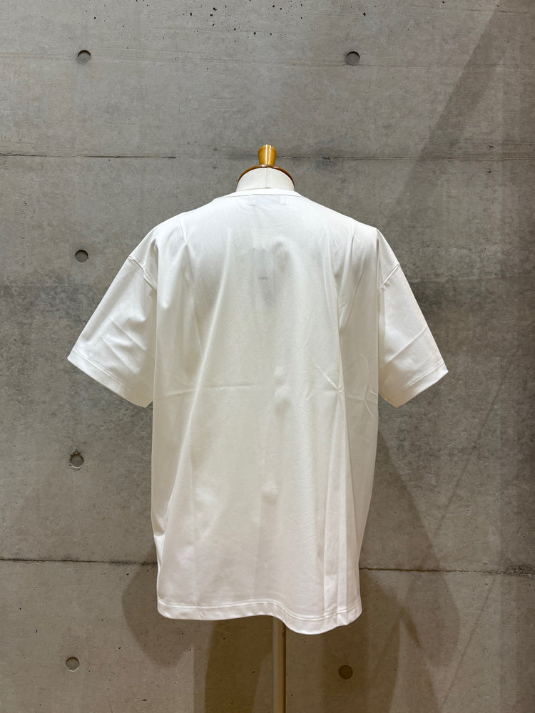 WEWILL / TRICOT T-SHIRT / WHITE / W-000-8011