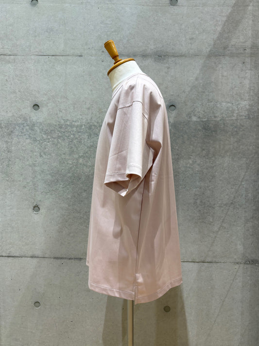 【販売店舗限定カラー】WEWILL / TRICOT T-SHIRT / L.PINK / W-000-8011