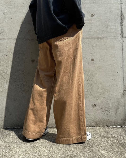 DAIRIKU / Cooper Adjuster Wide Chino Pants / Beige / 25AW CP3