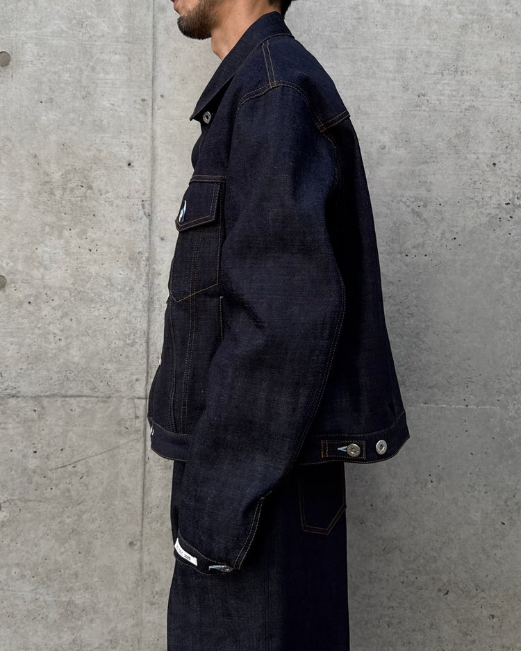 TSTS / ORGANIC COTTON OVERSIZED DENIM JACKET / INDIGO BLUE / 26MM0602