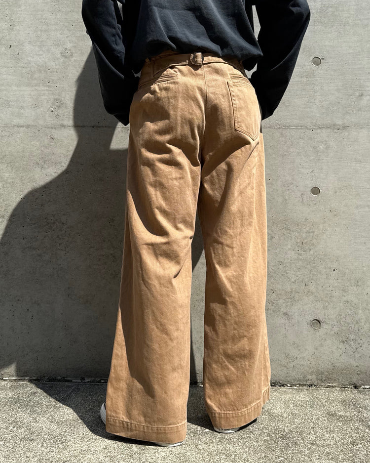 DAIRIKU / Cooper Adjuster Wide Chino Pants / Beige / 25AW CP3