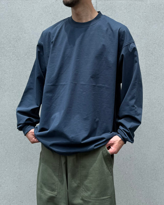 DAIWA PIER39 / TECH DRAWSTRING TEE L/S / NAVY / BE-31026W