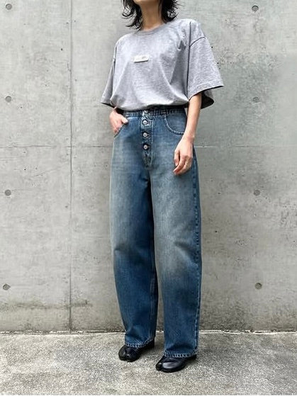 MM⑥ Maison Margiela / ストレートレッグジーンズ / ライトブルー / S52LA0235M30058