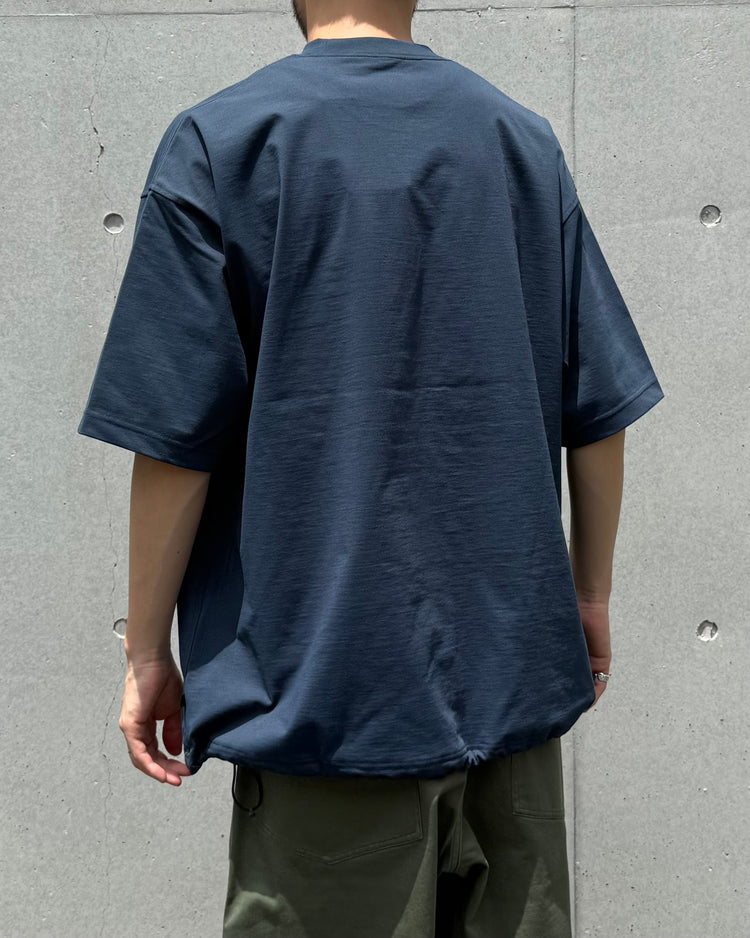 DAIWA PIER39 / TECH DRAWSTRING TEE S/S / NAVY / BE-32026W