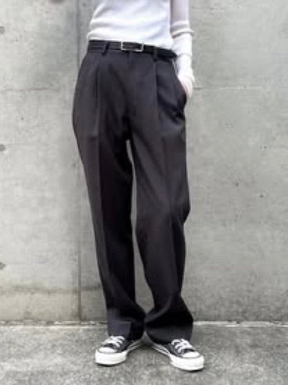 THE SHINZONE / CHRYSLER PANTS / D.GRAY / 21AMSPA01