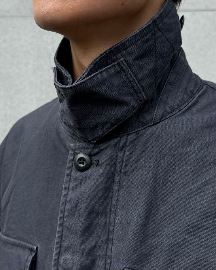 nonnative / TROOPER JACKET COTTON BACK SATIN VW WITH WINDSTOPPER® / BLACK / NN-J4906