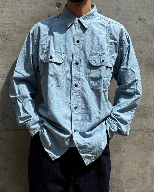 MASSES / CHAMBRAY WORK SHIRT / INDIGO