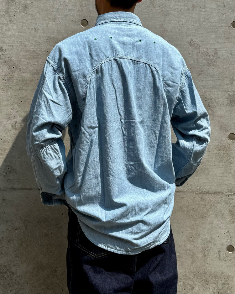 MASSES / CHAMBRAY WORK SHIRT / INDIGO