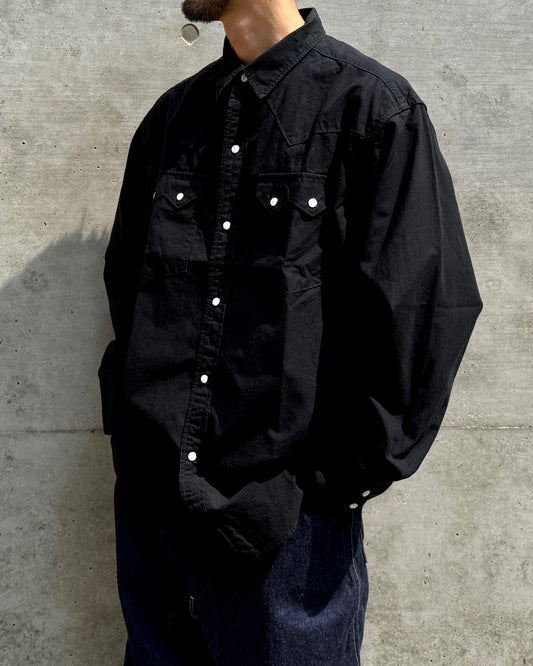 MASSES / WESTERN SHIRT CH / BLACK