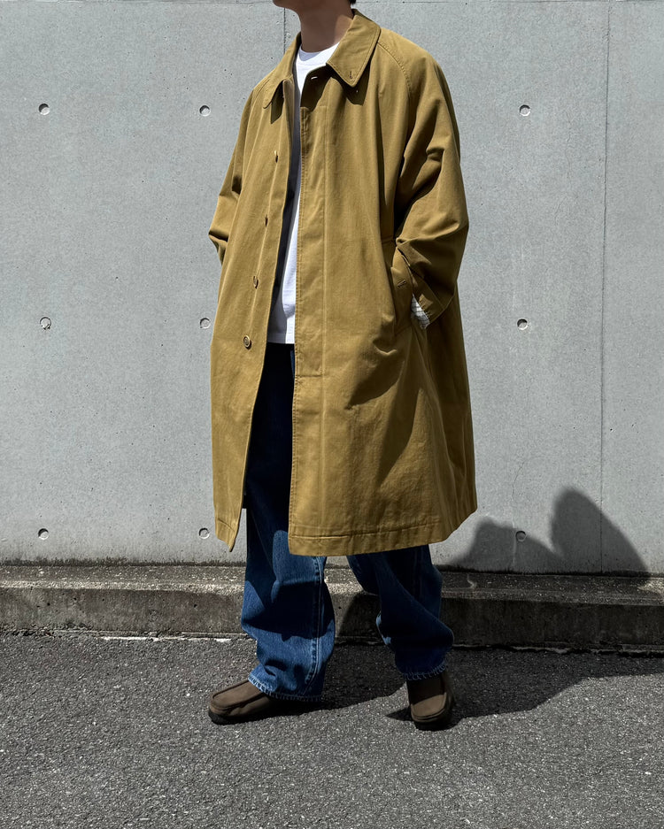nanamica / Cotton CORDURA WINDSTOPPER Balmacaan Coat / Khaki / S26FB041